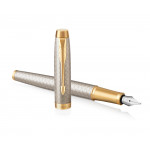Parker IM Premium Fountain Pen - Warm Silver & Gold - Picture 2