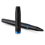 Parker IM Vibrant Rings Rollerball Pen - Marine Blue - Picture 1