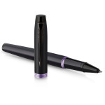 Parker IM Vibrant Rings Rollerball Pen - Amethyst Purple - Picture 1