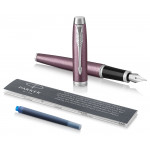 Parker IM Fountain Pen - Light Purple Chrome Trim - Picture 2