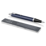 Parker IM Ballpoint Pen - Blue Lacquer Chrome Trim - Picture 1