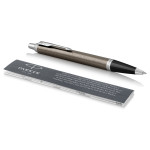 Parker IM Ballpoint Pen - Dark Espresso Chrome Trim - Picture 1