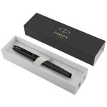 Parker IM Fountain Pen - Achromatic Matte Black PVD Trim - Picture 3