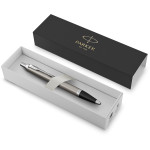 Parker IM Ballpoint Pen - Brushed Metal Chrome Trim - Picture 3