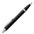 Parker IM Ballpoint Pen - Matte Black Chrome Trim - Picture 1