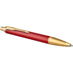 Parker IM Premium Ballpoint pen - Matte Red Gold Trim - Picture 1