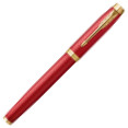 Parker IM Premium Fountain Pen - Matte Red Gold Trim - Picture 1