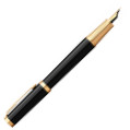 Parker Ingenuity Fountain Pen - Black Gold Trim - Picture 1