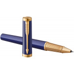 Parker Ingenuity Rollerball Pen - Dark Blue Gold Trim - Picture 3