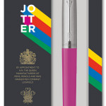 Parker Jotter Original Ballpoint Pen - Pink Chrome Trim - Picture 3