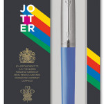 Parker Jotter Original Ballpoint Pen - Blue Chrome Trim - Picture 3