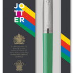 Parker Jotter Original Ballpoint Pen - Green Chrome Trim - Picture 3