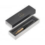 Parker Jotter Premium Ballpoint Pen - Bond Street Black Gold Trim - Picture 2