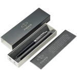 Parker Jotter XL Ballpoint Pen - Richmond Matte Black Chrome Trim - Picture 2