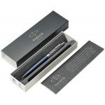 Parker Jotter XL Ballpoint Pen - Primrose Matte Blue Chrome Trim - Picture 2