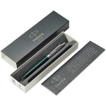 Parker Jotter XL Ballpoint Pen - Greenwich Matte Green Chrome Trim - Picture 2