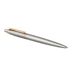 Parker Jotter Ballpoint Pen - Stainless Steel Gold Trim - Picture 1