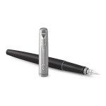 Parker Jotter Fountain Pen - Bond Street Black Chrome Trim (Gift Boxed) - Picture 2