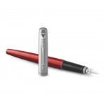 Parker Jotter Fountain Pen - Kensington Red Chrome Trim (Gift Boxed) - Picture 2