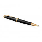 Parker Premier Ballpoint Pen - Black Lacquer Gold Trim - Picture 1