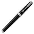 Parker Premier Fountain Pen - Black Lacquer Chrome Trim - Picture 1