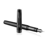 Parker Premier Fountain Pen - Monochrome Black PVD - Picture 2