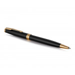 Parker Sonnet Ballpoint Pen - Black Lacquer Gold Trim - Picture 1