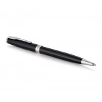 Parker Sonnet Ballpoint Pen - Black Lacquer Chrome Trim - Picture 1