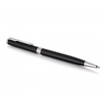 Parker Sonnet Slim Ballpoint Pen - Black Lacquer Chrome Trim - Picture 1