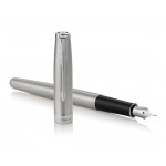 Parker Sonnet Fountain Pen - Stainless Steel Chrome Trim - Picture 2