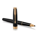 Parker Sonnet Rollerball Pen - Matte Black Gold Trim - Picture 2