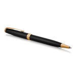 Parker Sonnet Ballpoint Pen - Matte Black Gold Trim - Picture 1