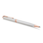 Parker Sonnet Slim Ballpoint Pen - Pearl Laquer Pink Gold Trim - Picture 1