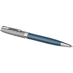 Parker Sonnet Premium Ballpoint Pen - Metal & Blue - Picture 1