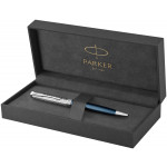 Parker Sonnet Premium Ballpoint Pen - Metal & Blue - Picture 2