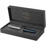 Parker Sonnet Premium Fountain Pen - Metal & Blue with Solid 18K Gold Nib - Picture 3