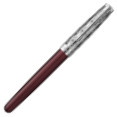 Parker Sonnet Premium Fountain Pen - Metal & Red with Solid 18K Gold Nib - Picture 1