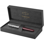 Parker Sonnet Premium Fountain Pen - Metal & Red with Solid 18K Gold Nib - Picture 3
