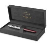 Parker Sonnet Premium Rollerball Pen - Metal & Red - Picture 2