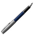 Parker Sonnet Essentials Fountain Pen - Matte Blue & Sandblasted Steel - Picture 2