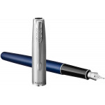 Parker Sonnet Essentials Fountain Pen - Matte Blue & Sandblasted Steel - Picture 3