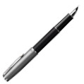 Parker Sonnet Essentials Fountain Pen - Matte Black & Sandblasted Steel - Picture 2