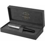 Parker Sonnet Essentials Rollerball Pen - Matte Black & Sandblasted Steel - Picture 2