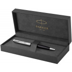 Parker Sonnet Essentials Ballpoint Pen - Matte Black & Sandblasted Steel - Picture 3