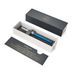 Parker Urban Premium Rollerball Pen - Dark Blue Chrome Trim - Picture 3