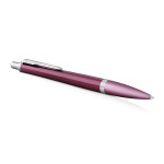 Parker Urban Premium Ballpoint Pen - Dark Purple Chrome Trim - Picture 1