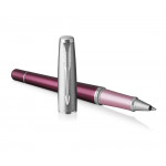 Parker Urban Premium Rollerball Pen - Dark Purple Chrome Trim - Picture 2