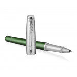Parker Urban Premium Rollerball Pen - Green Chrome Trim - Picture 2