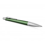 Parker Urban Premium Ballpoint Pen - Green Chrome Trim - Picture 1