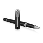 Parker Urban Rollerball Pen - Black Cab Chrome Trim - Picture 2